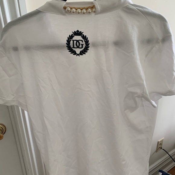 Dolce& Gabbana Pearl necklace shirt - Picture 6 of 10